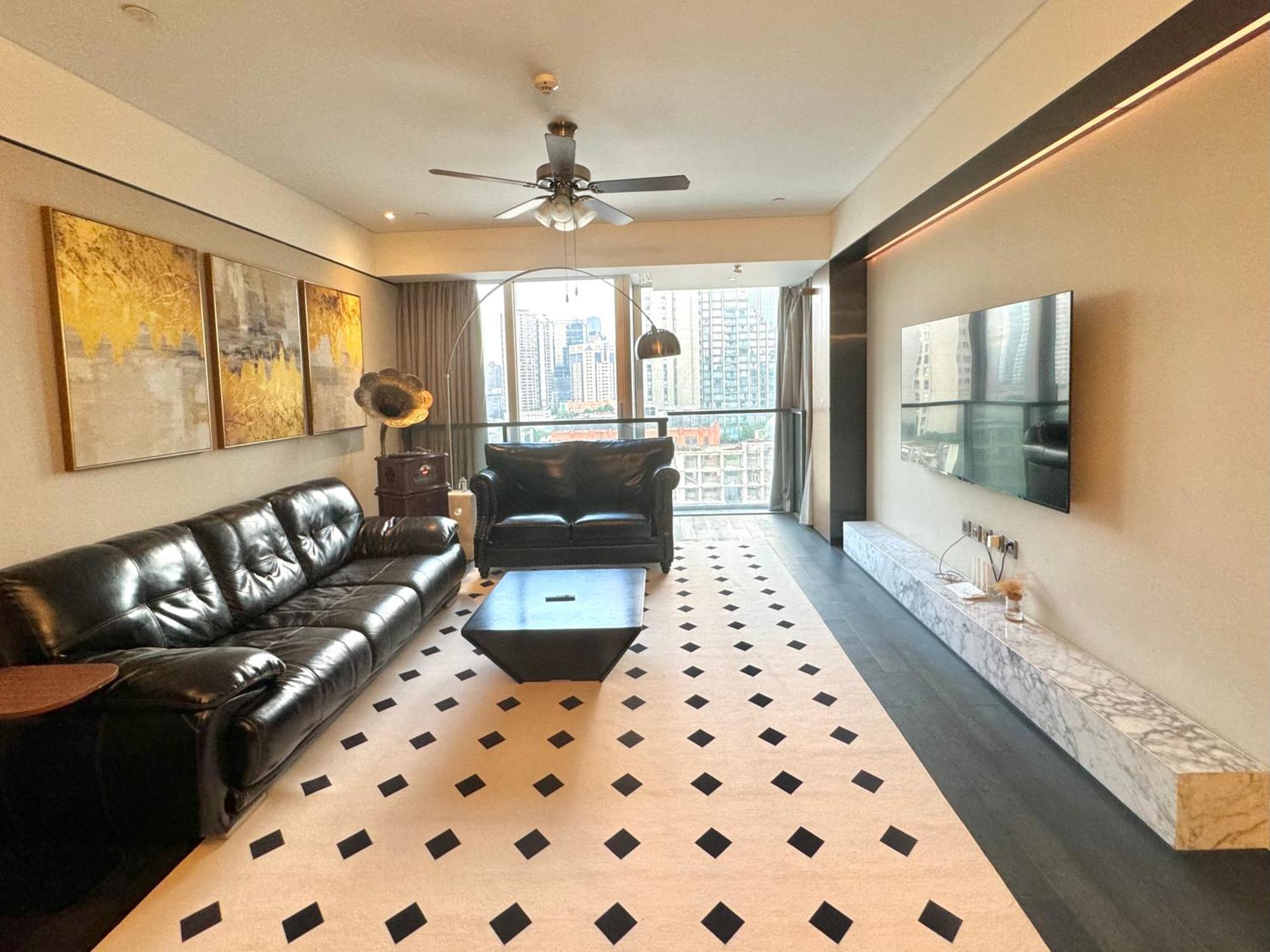 Zhome-Luxury Three-Bedroom Suite-Near The Bund Shanghái Exterior foto